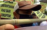GNKIB Demo di Gedung KPK