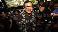 Pramono saat tiba di gedung KPK.