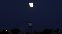 Gerhana supermoon terlihat di Ciudad Juarez. Jose Luis Gonzalez/Reuters/detikFoto.