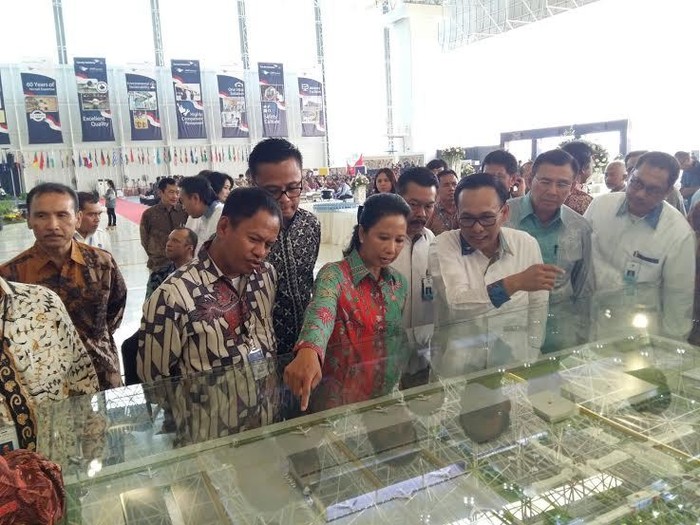 Rini Soemarno Resmikan Hanggar Terbesar di Dunia Milik Garuda