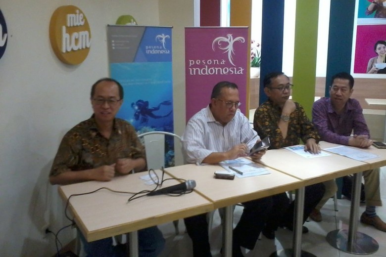 Sapta Nirwandar dan narasumber forum diskusi (Wahyu/detikTravel) Sapta Nirwandar dan narasumber forum diskusi (Wahyu/detikTravel)