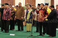 Para senator ini diambil sumpahnya. Lamhot Aritonang/detikFoto.