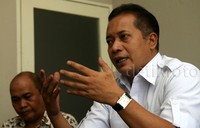 Ferry Juliantono memberikan keterangan pers mengomentari kondisi ekonomi Indonesia.