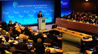 JK memberikan pidato pada Leaders Summit on Peacekeeping di Markas PBB New York. Jeri Wongiyanto/Setwapres/detikFoto.
