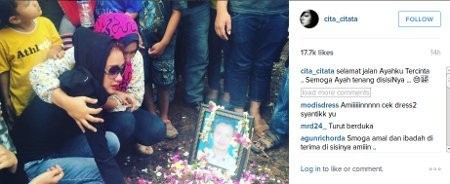 Cita Citata Pasrah Tetap Harus Kerja Usai Pemakaman Sang Ayah