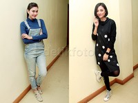 Gaya siapa yang lebih keren menurut kamu? Pool/Gus Mun/detikFoto.
