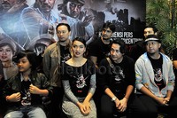 Para pemain film '3' saat ditemui di XXI Epicentrum, Kuningan, Jakarta Selatan, Senin (28/9/2015). Pool/Noel/detikFoto.