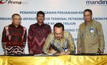 Mandiri Kucurkan Kredit untuk Anak Usaha Pelindo I