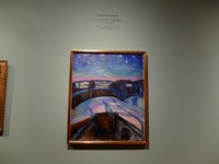 Namun dari seluruh karya Edvard Munch, satu yang paling tersohor adalah Starry Night. Lukisan ini dibuat dalam kurun waktu 2 tahun, yakni dari 1922-1924 (Sastri/detikTravel)
