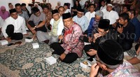 Said Aqil menghadiri acara 7 hari wafatnya Adnan Buyung Nasution. Pool/Lamhot Aritonang/detikFoto.
