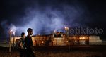 Keindahan Candi Blandongan di Malam Hari