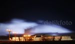 Keindahan Candi Blandongan di Malam Hari