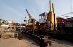 Perbaikan Jembatan Putus Jalur Jatiasih-Pondok Gede