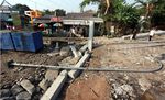 Perbaikan Jembatan Putus Jalur Jatiasih-Pondok Gede