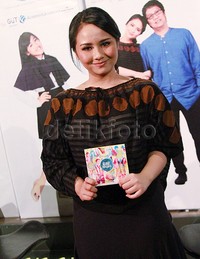 Gita Gutawa saat ditemui di Galeri Indonesia Kaya, Grand Indonesia, Selasa (29/9/2015). Pool/Gus Mun/detikFoto.