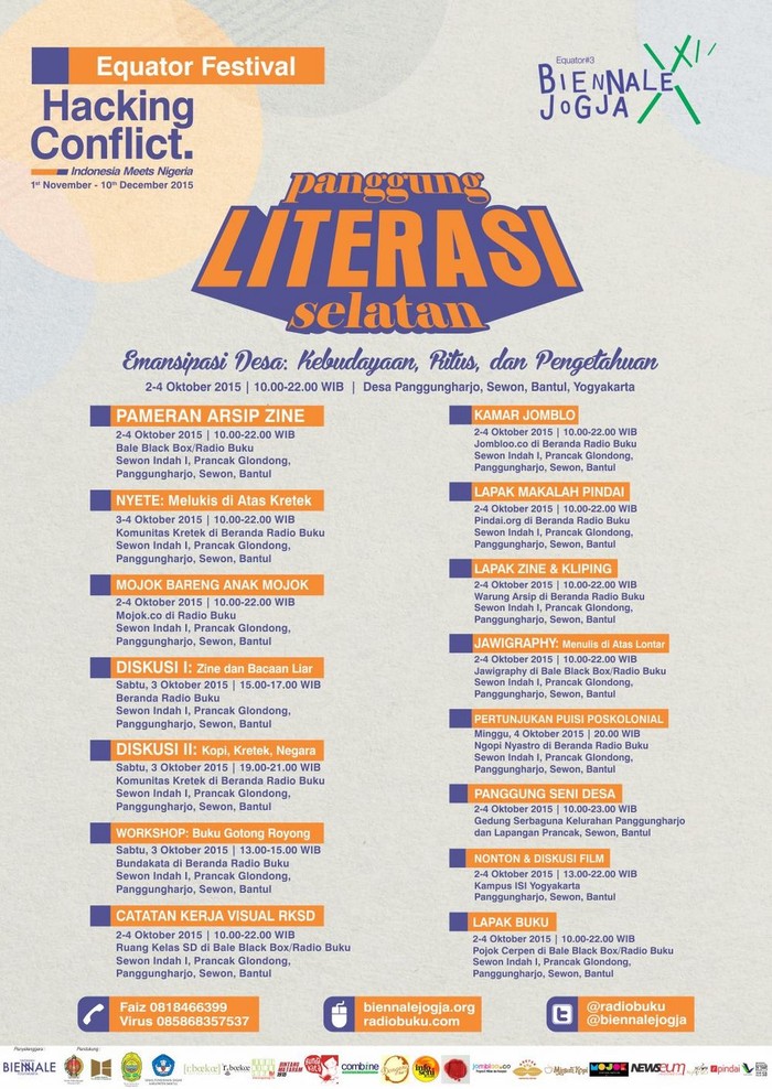 Kirab Budaya Sampai Kamar Jomblo di Panggung Literasi Selatan