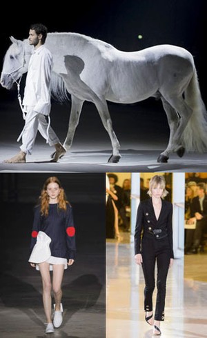 Kejutan Hari Pertama Paris Fashion Week: Kuda Putih Berjalan di Runway