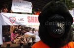 Demo Tolak Eksploitasi Orangutan