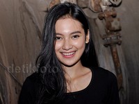 Manisnya Indah saat tersenyum. Pool/Ismail/detikFoto.