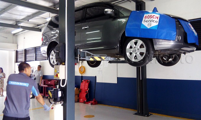 Bosch Buka Bengkel di Shell