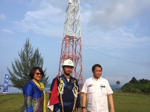 Disaksikan Menkominfo, XL Tebar Sinyal 3G di Pulau Terluar Aceh