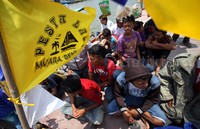 Anak-anak juga ikut dalam Pesta Laut 2015.