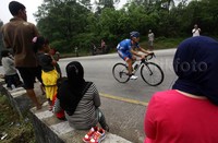 Etape 2 ini menjadi start sesungguhnya di Tour de Singkarak 2015 setelah di Etape 1 tak ada penghitungan poin.