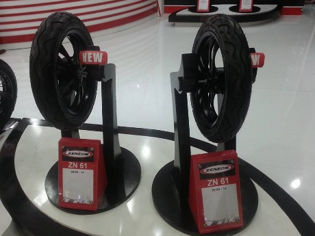 Tiap Bulan 80.000 Unit Ban Tubeless Zeneos Terjual