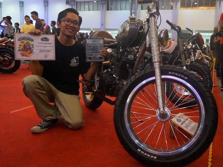 Motor Modifikasi Jajaka Bandung Ini Pikat Hati Builder Amerika