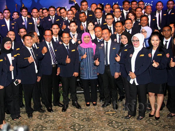 Mensos Lantik Pengurus Karang Taruna 2015-2020