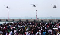 Tema HUT ke-70 TNI 2015 ini adalah 'Bersama Rakyat, TNI Kuat, Hebat, Profesional, Siap Mewujudkan Indonesia yang Berdaulat, Mandiri dan Berkepribadian.
