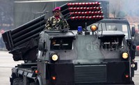 Setelah parade, mereka akan melakukan atraksi pertempuran.