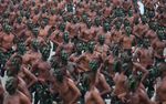 Aksi Beladiri Tangan Kosong  Prajurit TNI AD