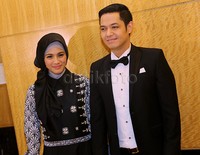 Alyssa Soebandono dan Dude Harlino. Pool/Ismail/detikFoto.