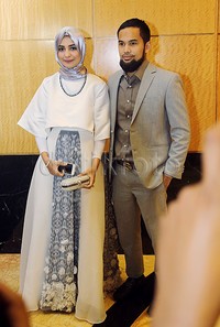Shireen Sungkar dan Teuku Wisnu. Pool/Ismail/detikFoto.
