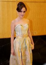 Shandy Aulia Anggun Dibalut Dress Rancangannya Sendiri