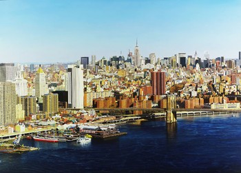 Lukisan pemandangan The Bridges of Babylon. (kredit foto: Raphaella Spence)