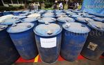 Ribuan Botol Miras dan Rokok Illegal Dimusnahkan