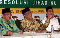 Menurut Said, ditetapkan atau tidaknya Hari Santri, kirab revolusi jihad akan tetap dilaksanakan. Pool/Lamhot Aritonang/detikFoto.