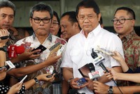 Komunikasi tandatangan PKS (perpanjangan kerja sama) dengan KPK. Kalau tidak salah, perpanjangan kerja sama pasal 12 UU KPK, kata Rudiantara di Gedung KPK, Jl HR Rasuna Said, Jakarta Selatan, Selasa (6/10/2015). Lamhot Aritonang/detikFoto.