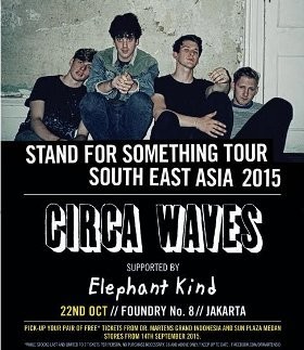Circa Waves Manggung di Jakarta 22 Oktober