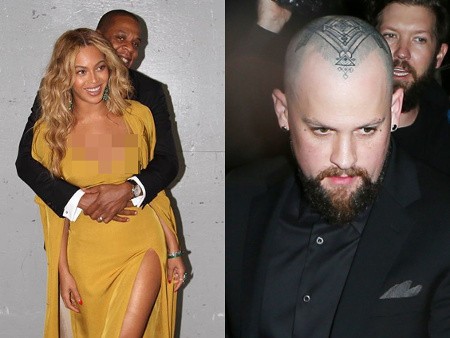 Kemesraan Beyonce dan Jay Z, Benji Madden Pamer Tato di Kepala