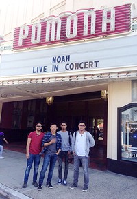 NOAH tampak menikmati perjalanan mereka di Amerika Serikat. (dok. Musica Studio's)