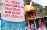 Aksi Demo di Kedubes Arab Saudi