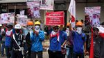 Aksi Demo di Kedubes Arab Saudi