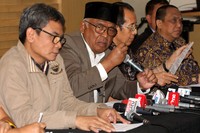 Ruki menolak rencana revisi UU KPK yang disampaikan DPR. Pool/Lamhot Aritonang/detikFoto.