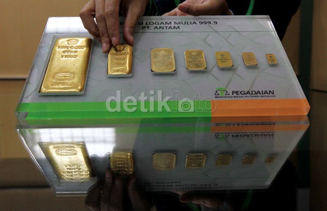 Harga Emas Antam Dibuka Stagnan di Rp 577.000/Gram