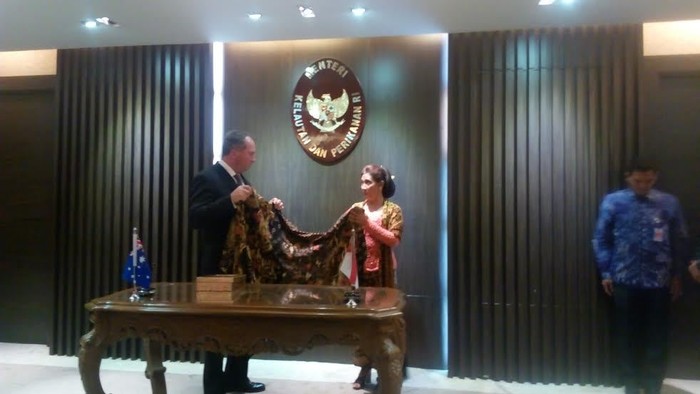 Datang ke Kantor KKP, Menteri Pertanian Australia Puji Susi