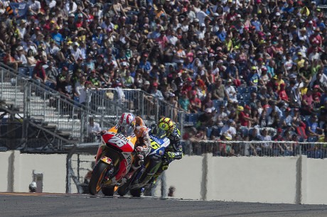 Duel Sengit dengan Rossi di Aragon Memotivasi Pedrosa