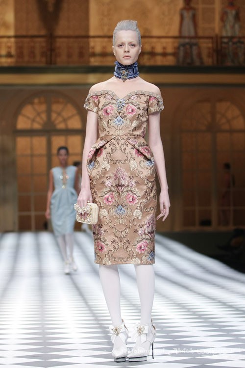 Sebastian Gunawan A Ladys Portrait Sebastian Red & Sebastian Sposa at The Ritz Calton. Pasific Place. Jakarta. [Foto: Mohammad Abduh/Wolipop]